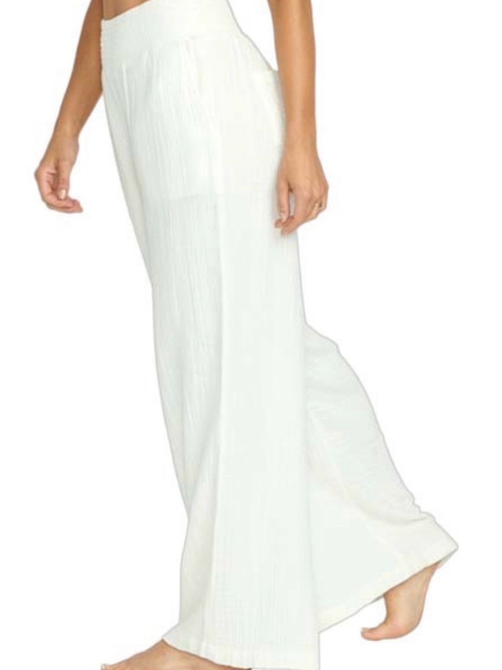 32 Degrees White Wide-Leg Pull-On Pants with Pockets - Picture 3 of 4